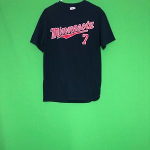 Joe Mauer Rare 2010 jersey number tee